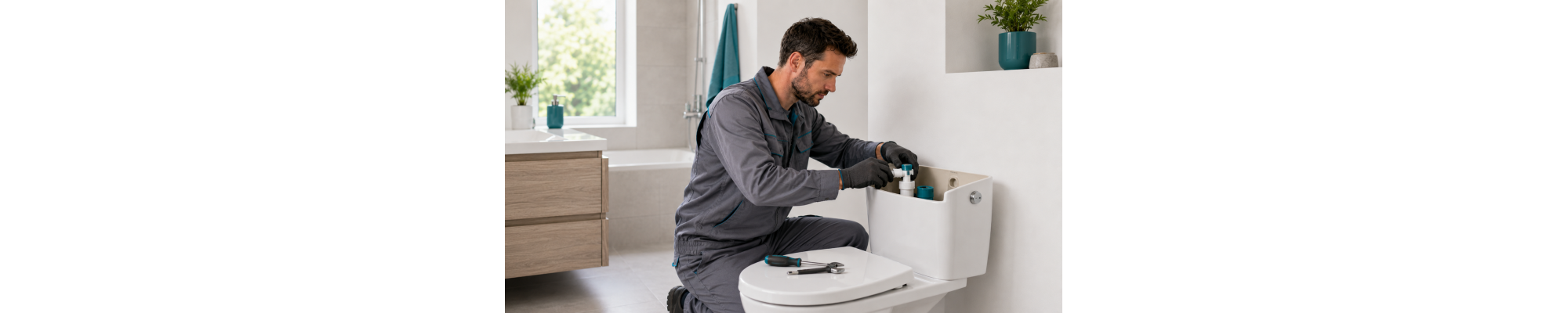 Réparation WC et chasse d'eau — Cesatech 17